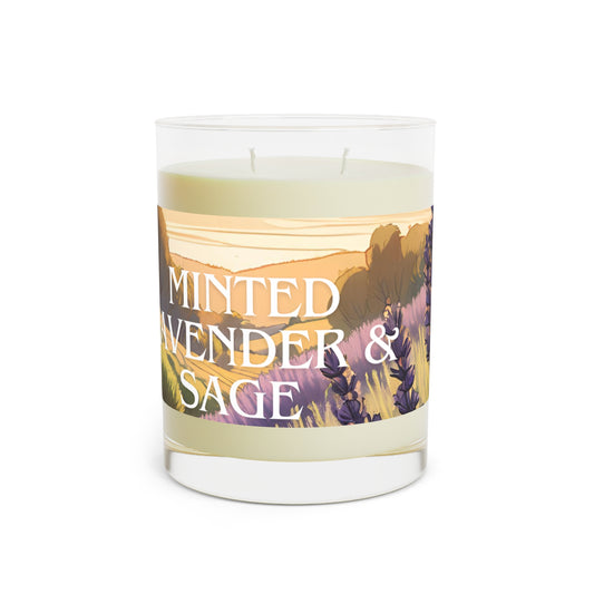 "Minted Lavender & Sage Candle