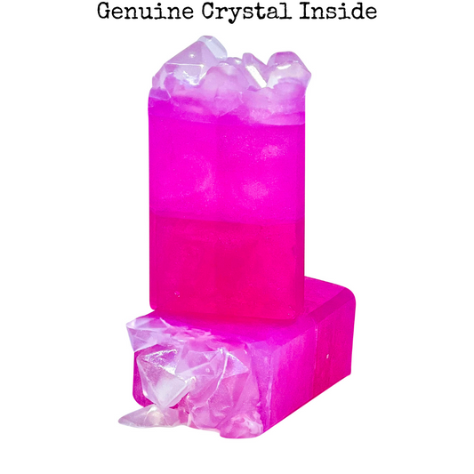 You're a Gem Crystal Soap-Bright Pink Crystal Scent-0